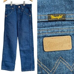 Kids Wrangler Blue Denim Jeans | Made in Mexico | Youth 7